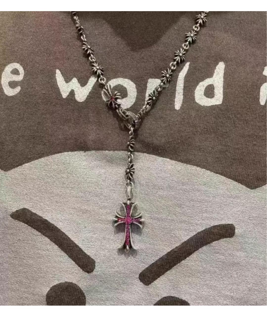 CHROME HEARTS Серебряная серебряная цепочка, фото 4