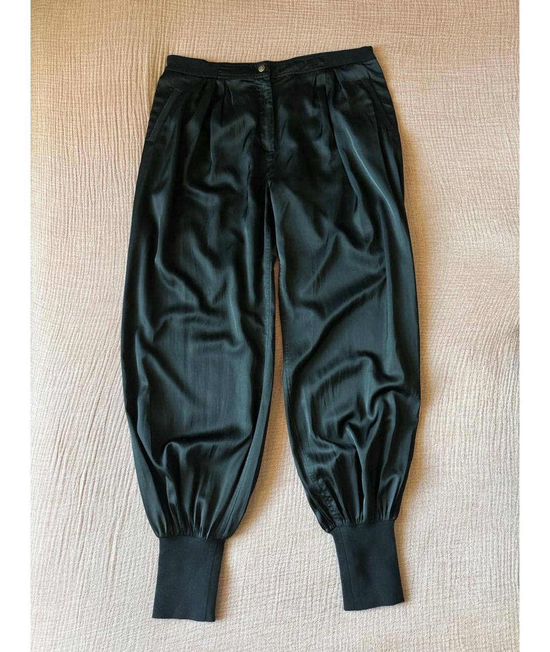 MCQ ALEXANDER MCQUEEN Черные вискозные брюки широкие, фото 2
