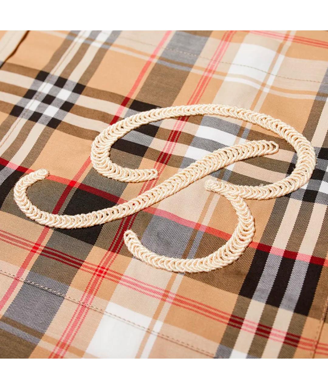 BURBERRY Мульти хлопковая кэжуал рубашка, фото 7