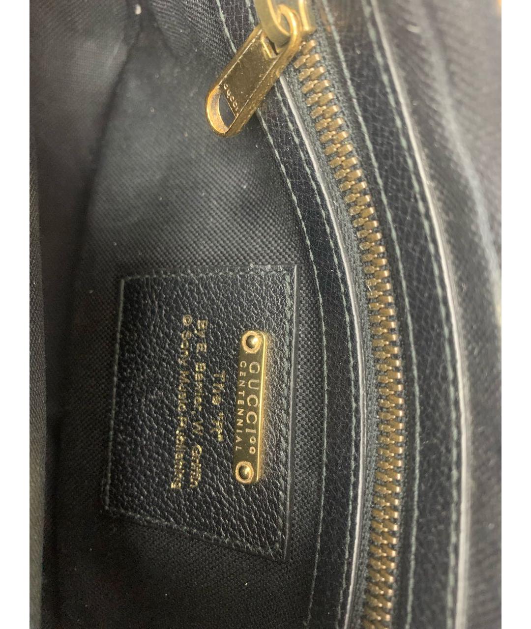 GUCCI Желтая кожаная поясная сумка, фото 7
