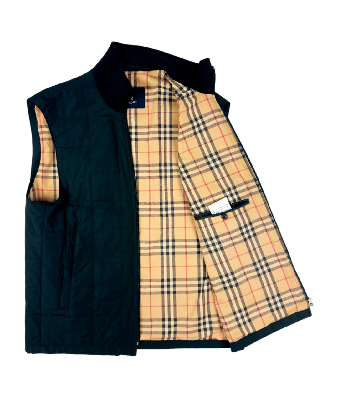 BURBERRY Черный синтетический жилет, фото 4