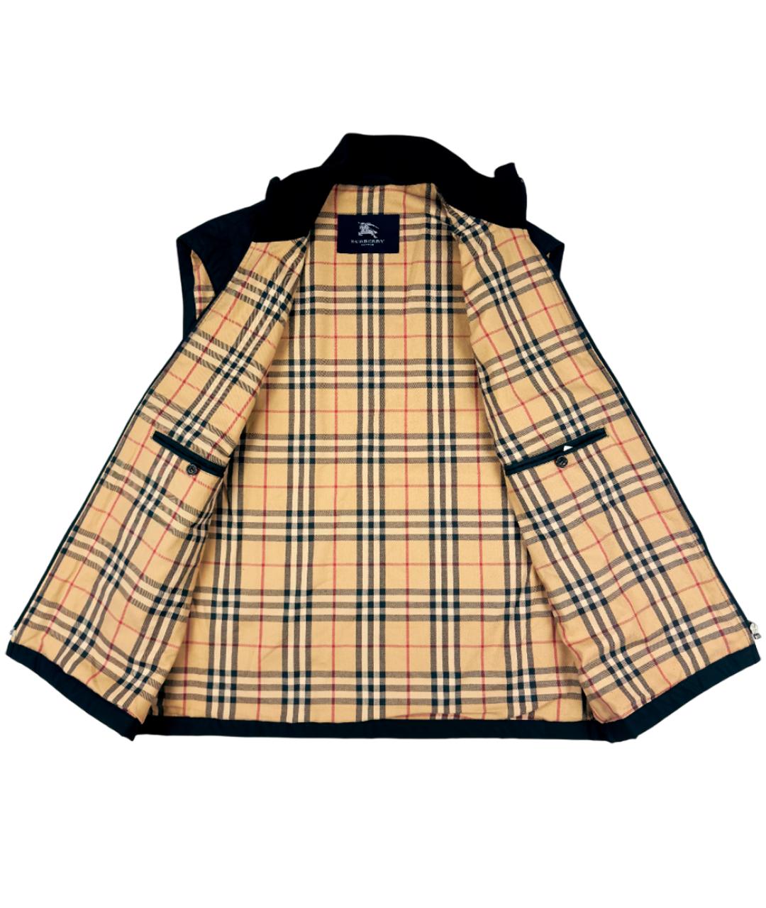 BURBERRY Черный синтетический жилет, фото 3