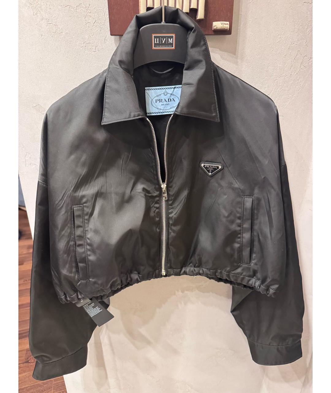 PRADA Черная куртка, фото 4