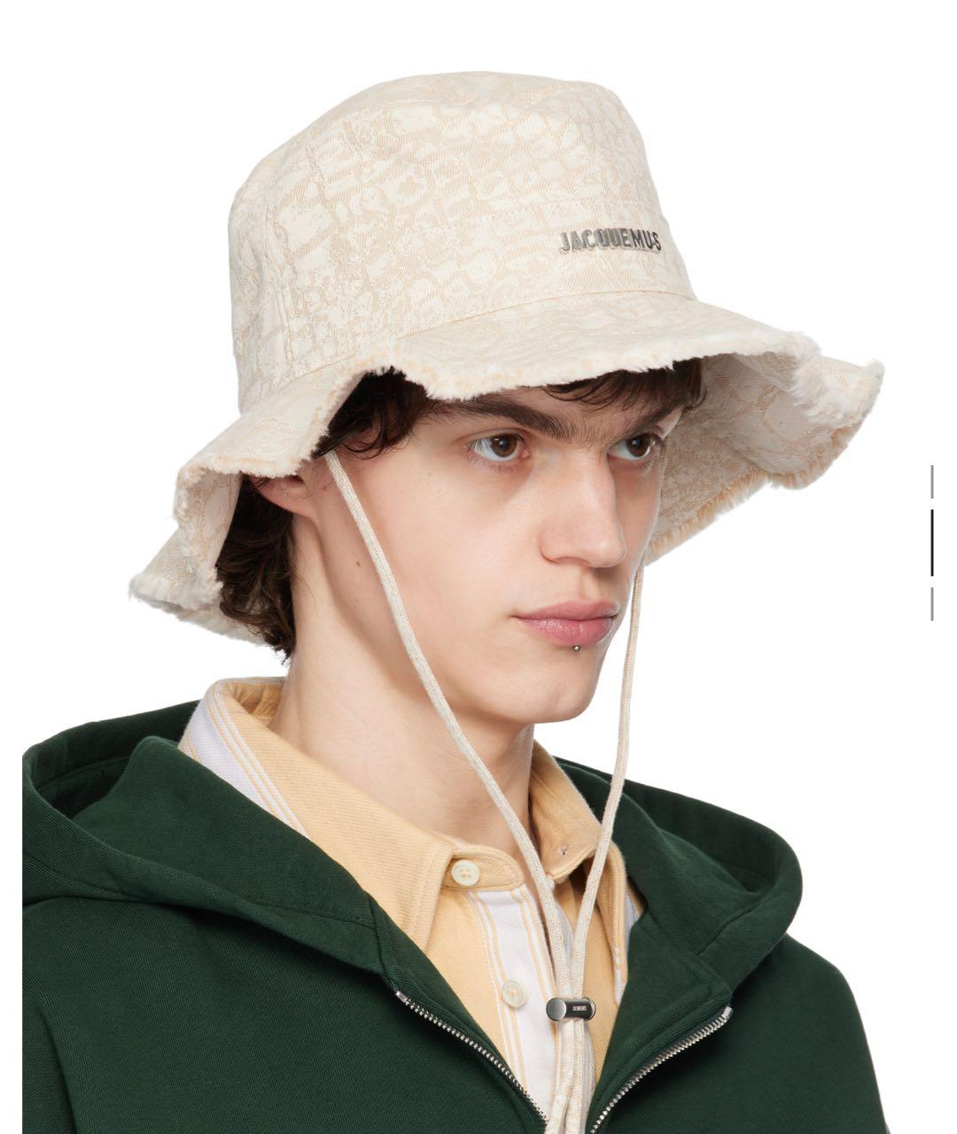JACQUEMUS Бежевая панама, фото 3