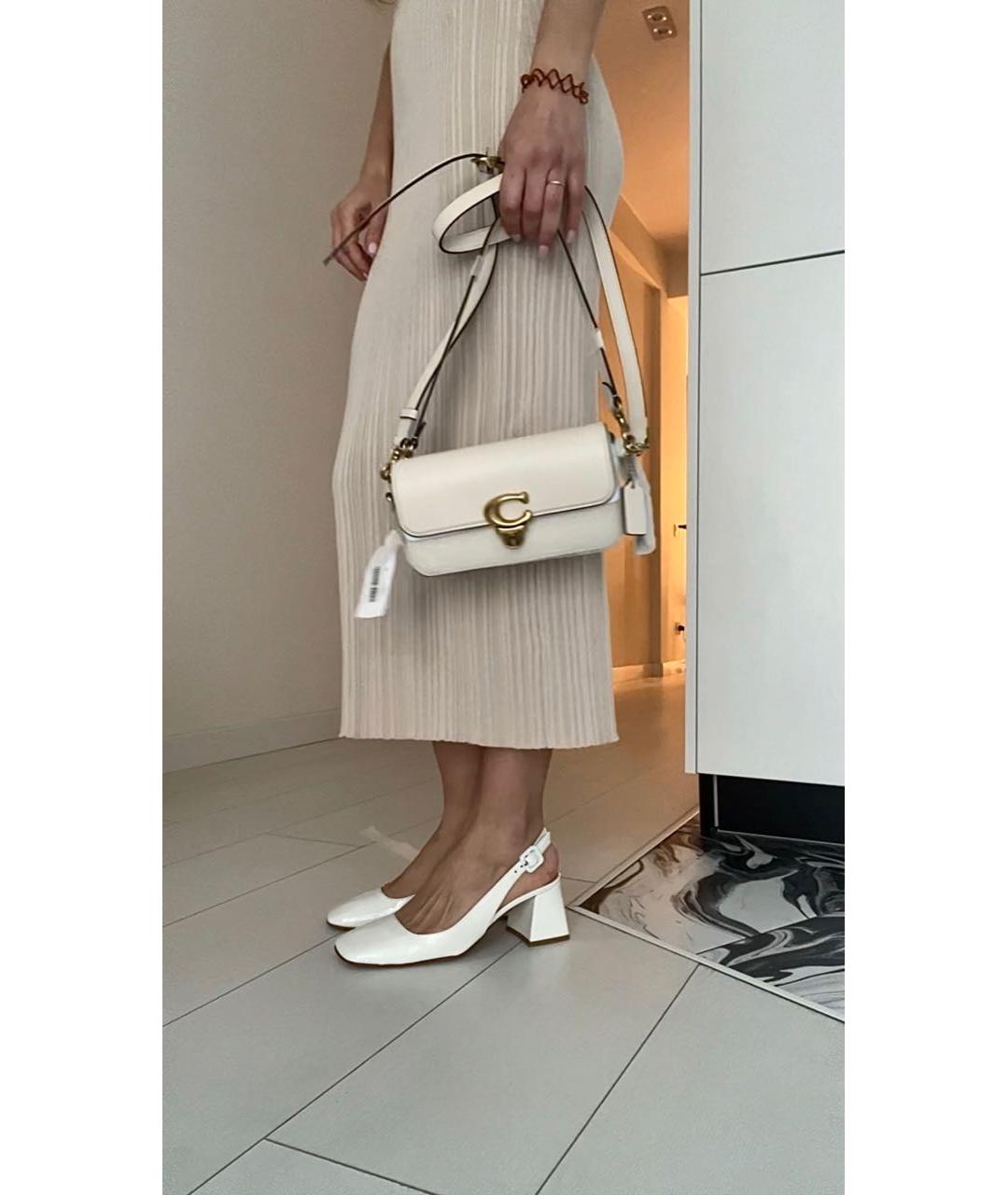 Principe di Bologna Бежевые кожаные босоножки, фото 5