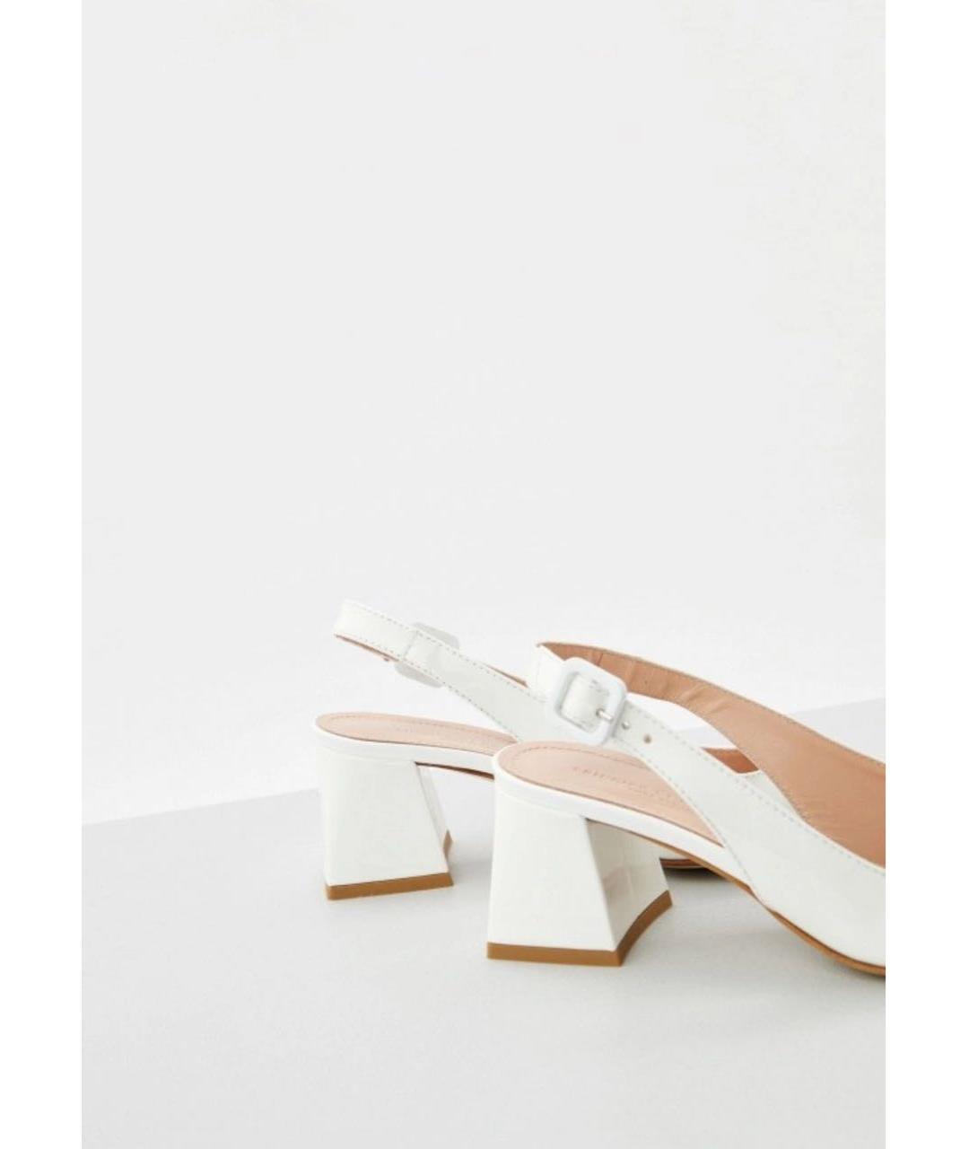 Principe di Bologna Бежевые кожаные босоножки, фото 4