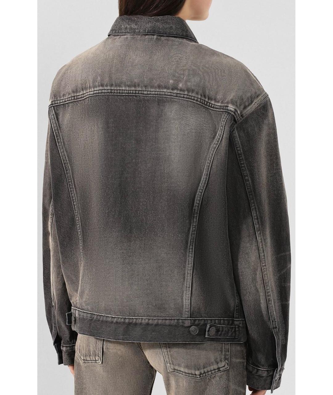 BALENCIAGA Черная хлопковая куртка, фото 2