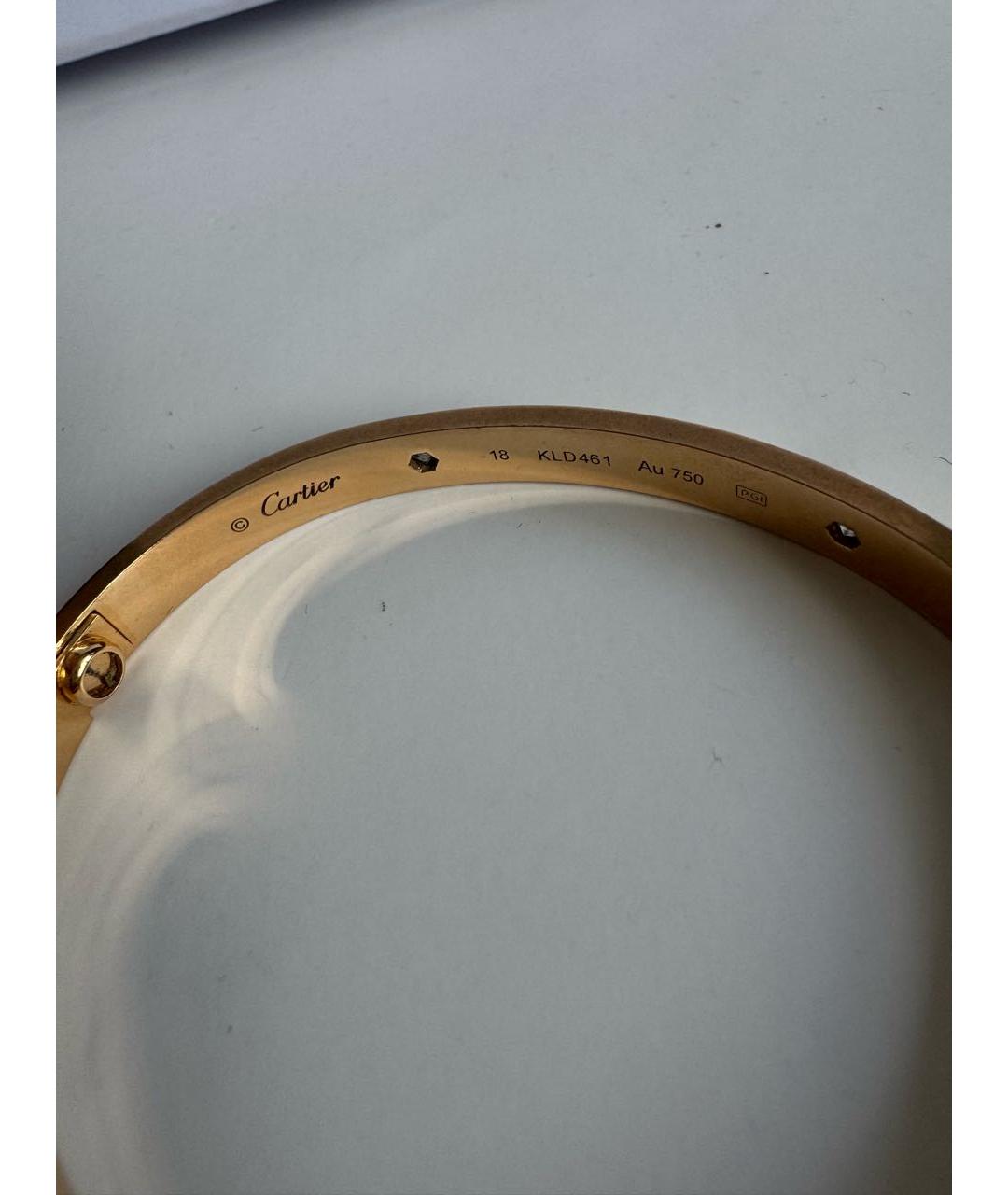CARTIER Золотой браслет из розового золота, фото 4