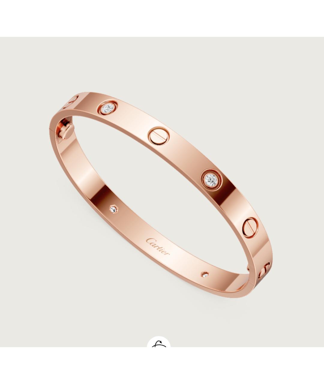 CARTIER Золотой браслет из розового золота, фото 6