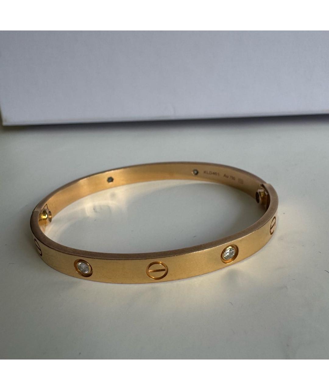 CARTIER Золотой браслет из розового золота, фото 2