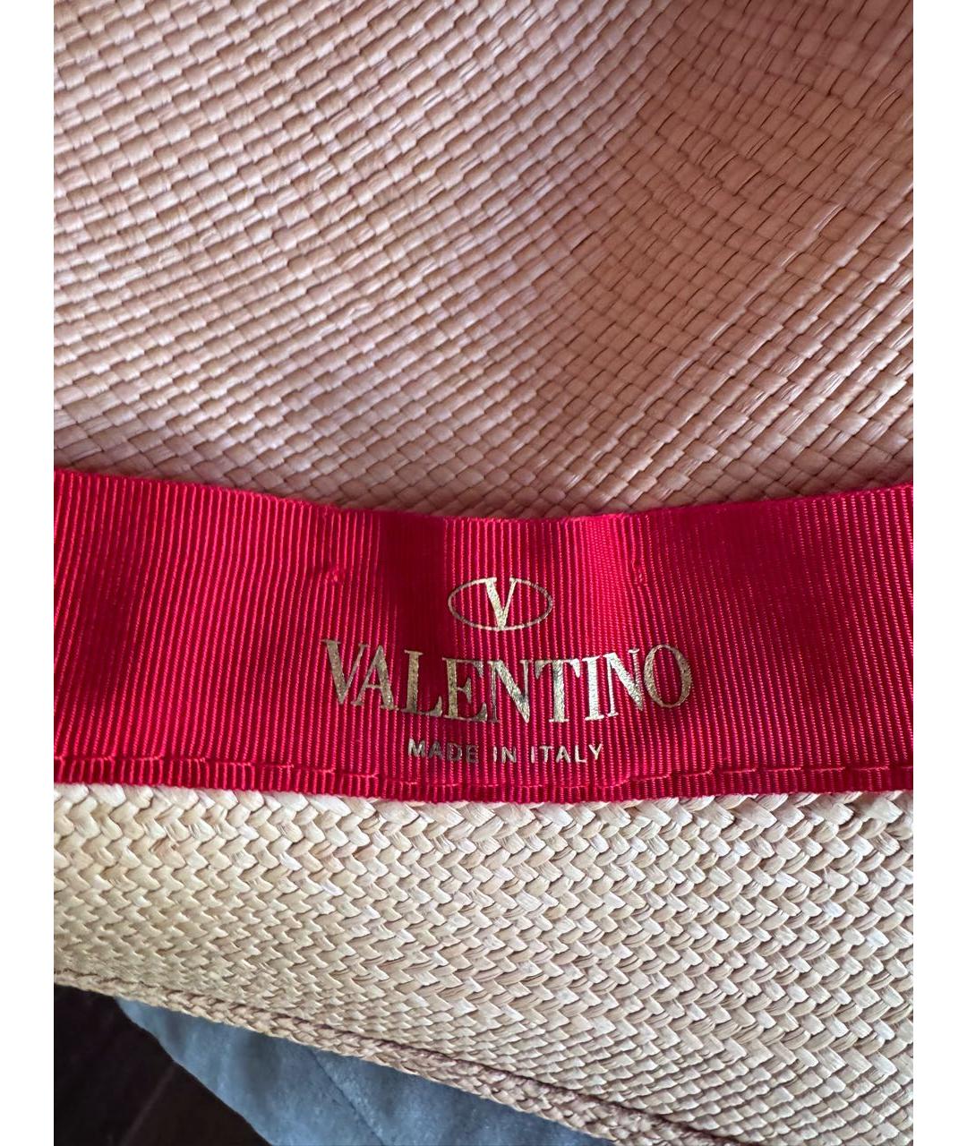 VALENTINO Бежевая шляпа, фото 7
