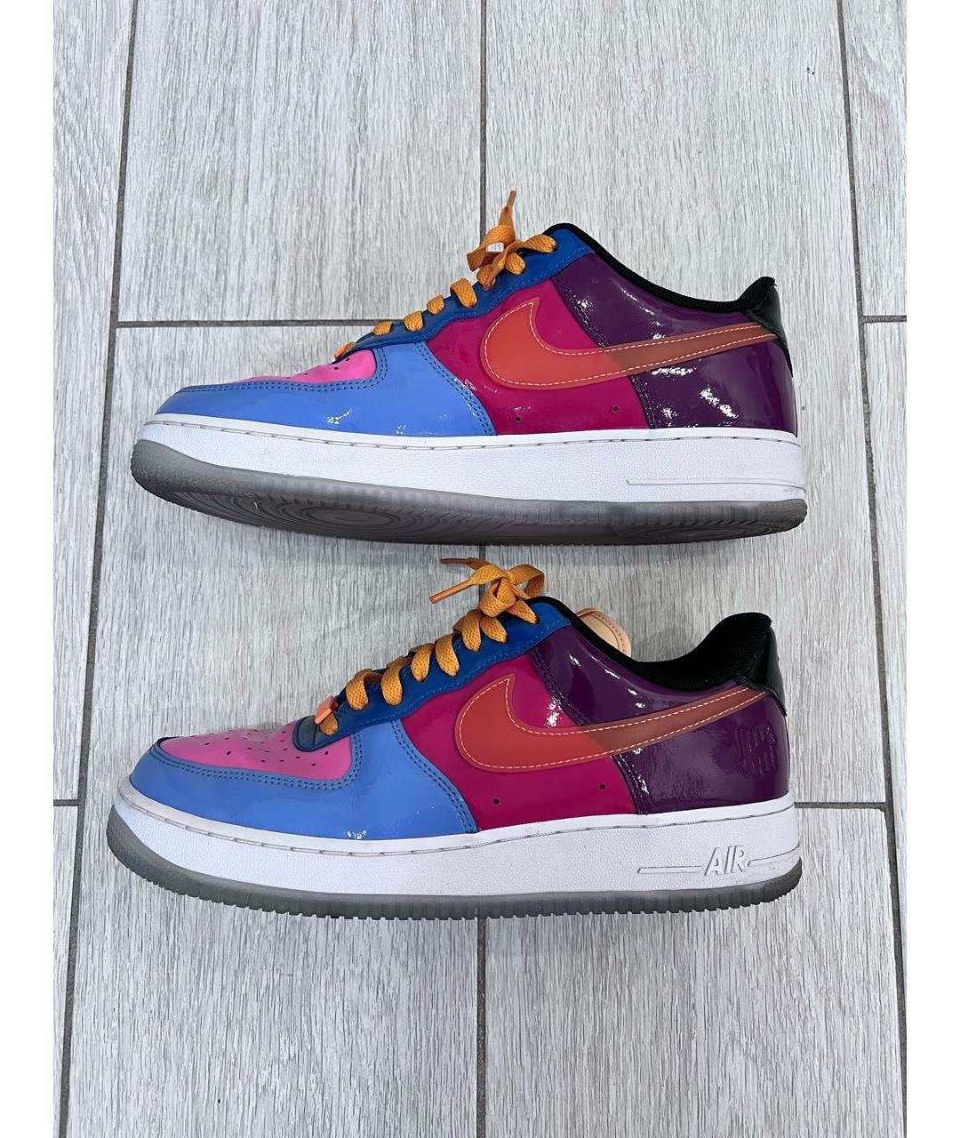 NIKE Мульти кожаные низкие кроссовки / кеды, фото 5