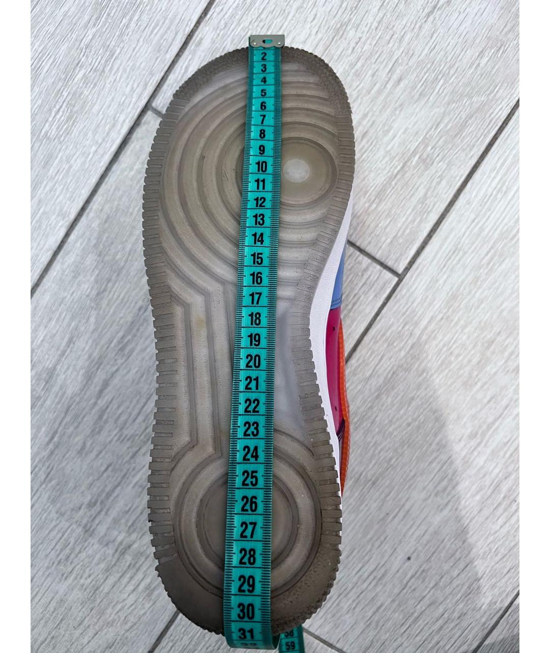 NIKE Мульти кожаные низкие кроссовки / кеды, фото 4
