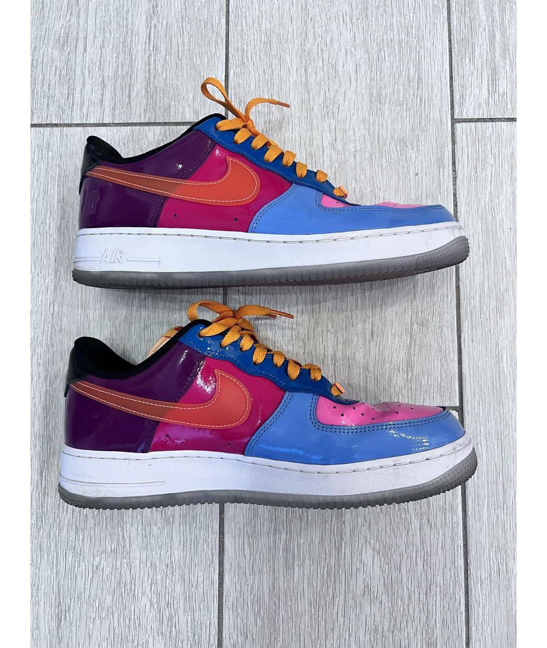 NIKE Мульти кожаные низкие кроссовки / кеды, фото 2