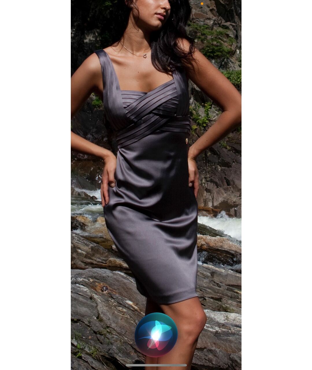 ROBERTO CAVALLI Коричневое шелковое коктейльное платье, фото 5