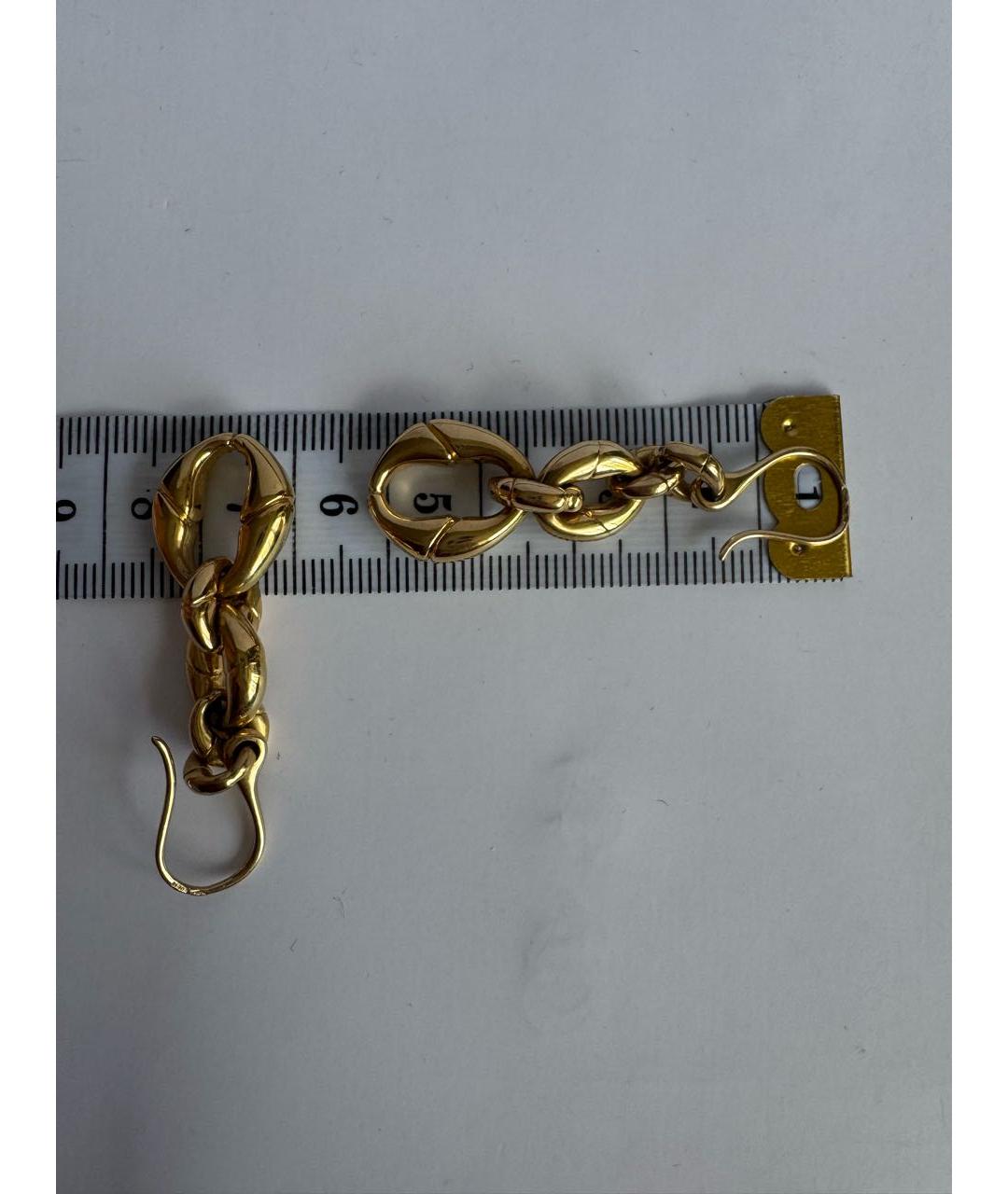 GUCCI Золотые серьги из желтого золота, фото 5