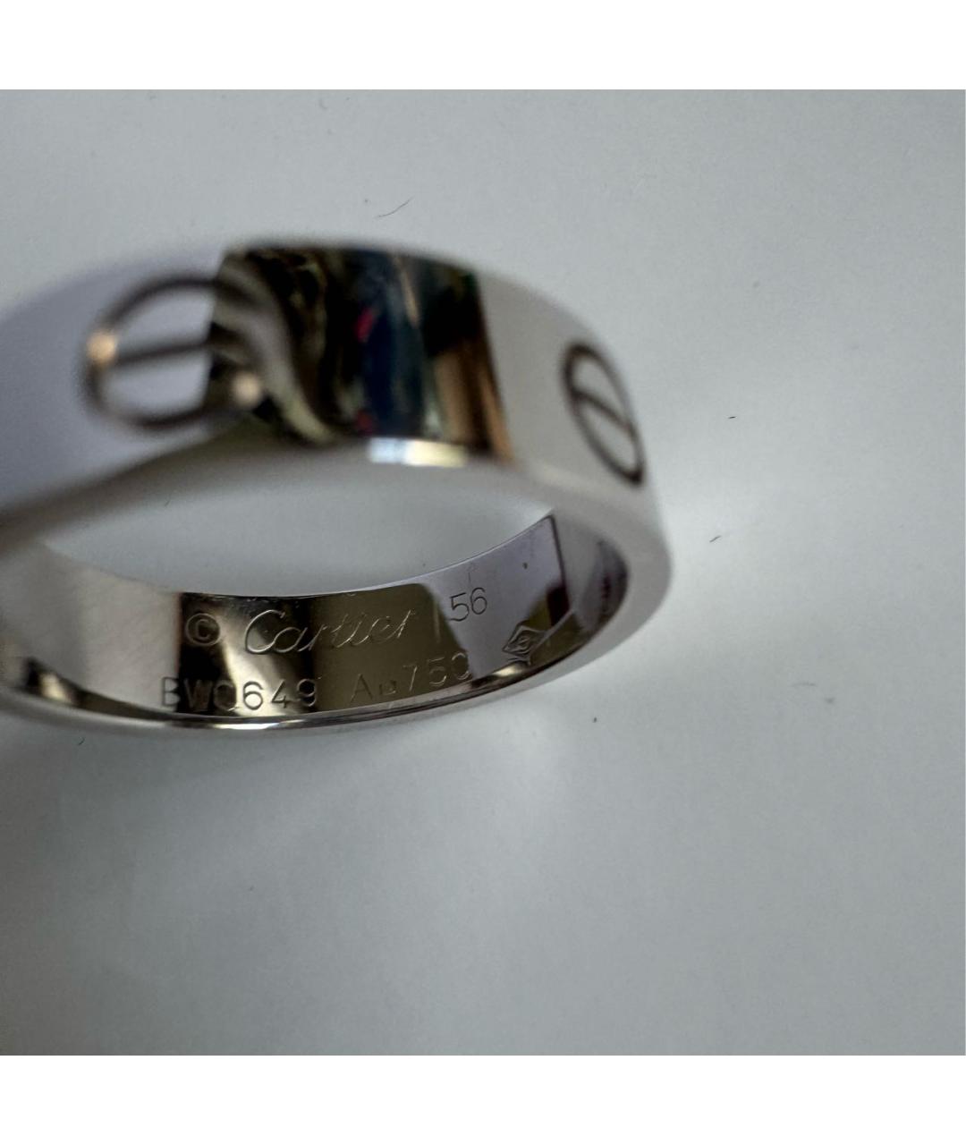 CARTIER Серебряное кольцо из белого золота, фото 6