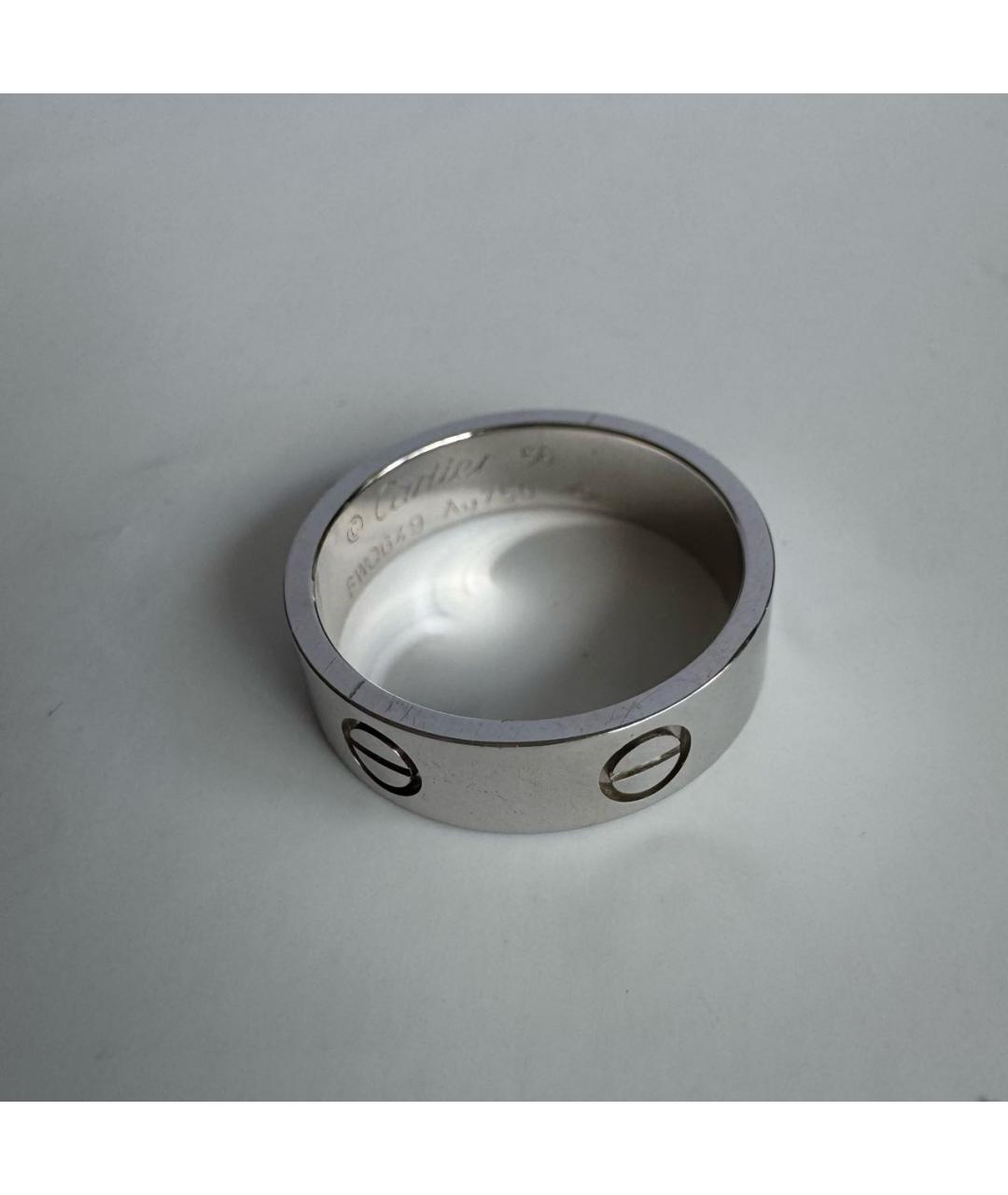 CARTIER Серебряное кольцо из белого золота, фото 3