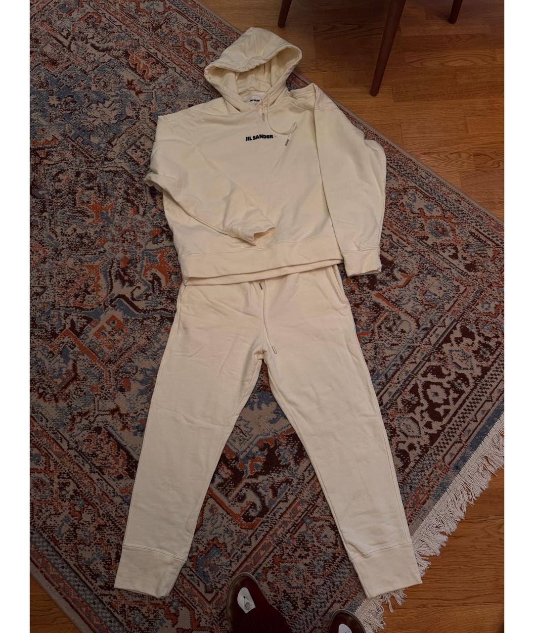 JIL SANDER Белый хлопковый спортивные костюмы, фото 3