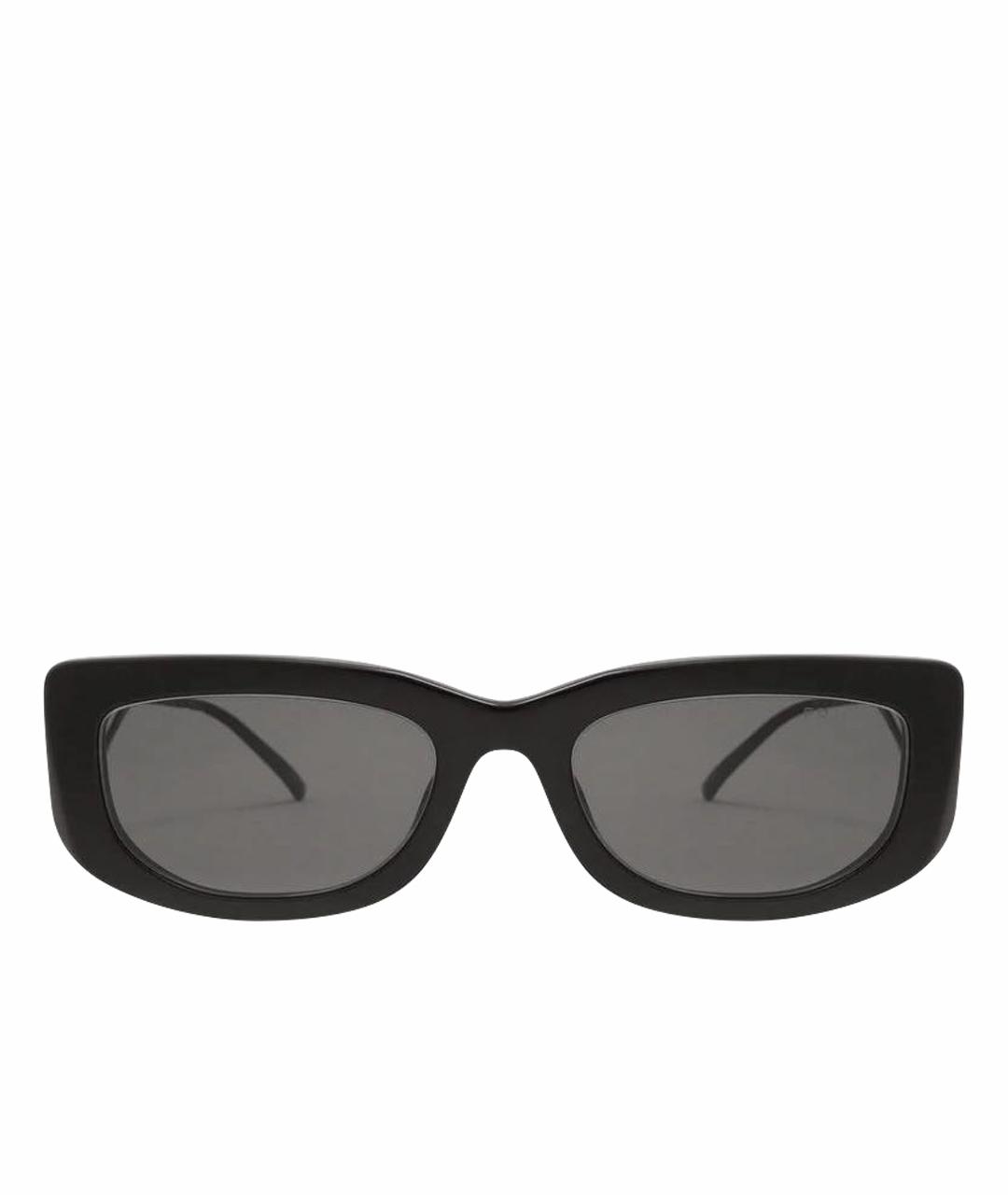PRADA Черные металлические солнцезащитные очки, фото 1