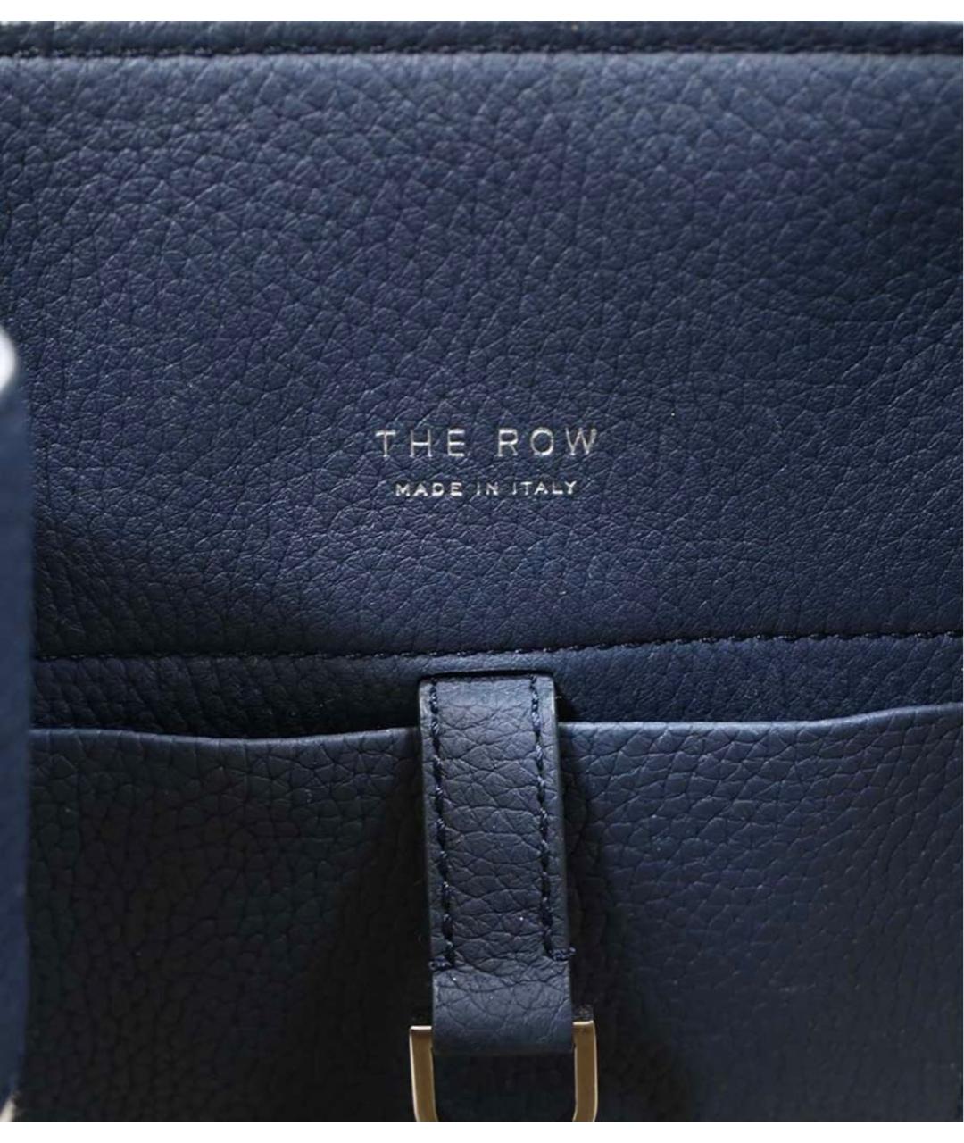 THE ROW Синяя кожаная сумка тоут, фото 6