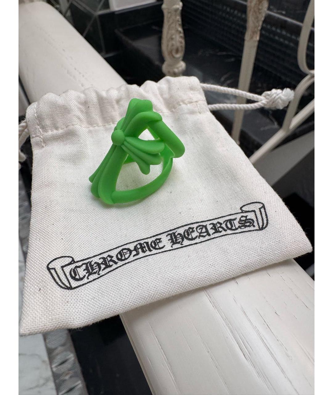 CHROME HEARTS Салатовыое кольцо, фото 2