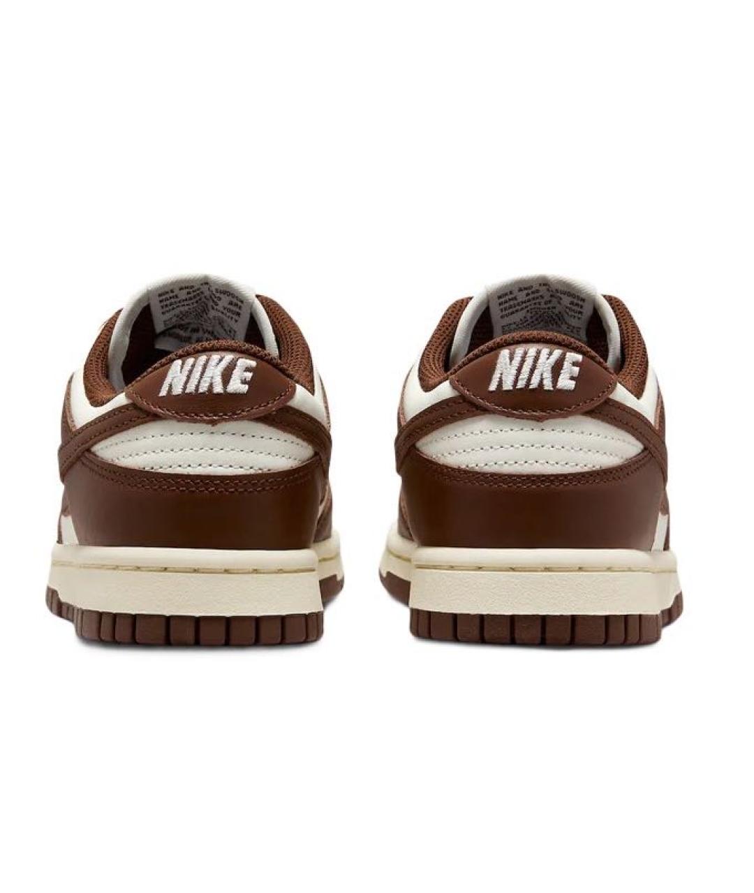 NIKE Коричневые кожаные кроссовки, фото 3