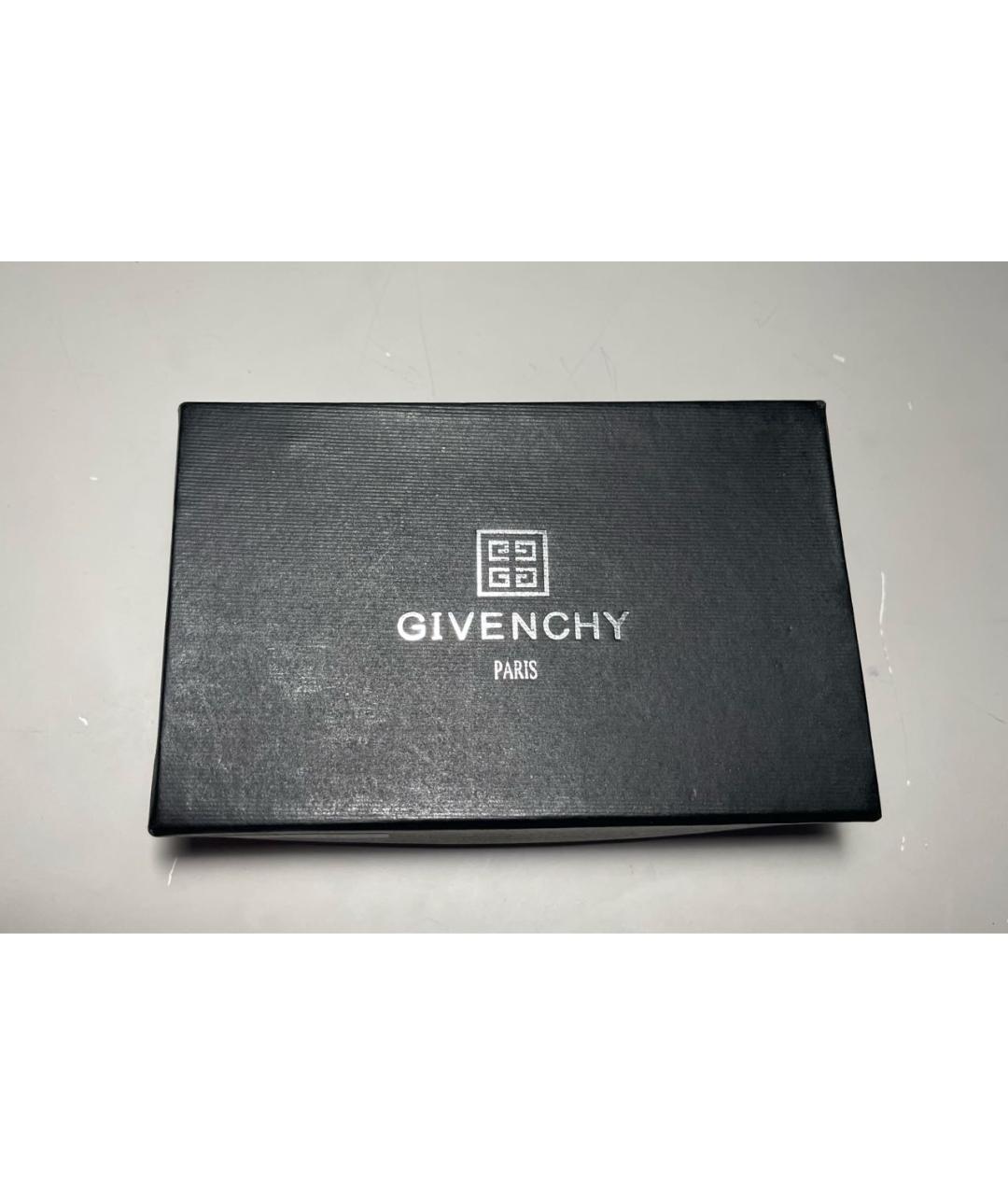 GIVENCHY Черный кожаный кошелек, фото 2