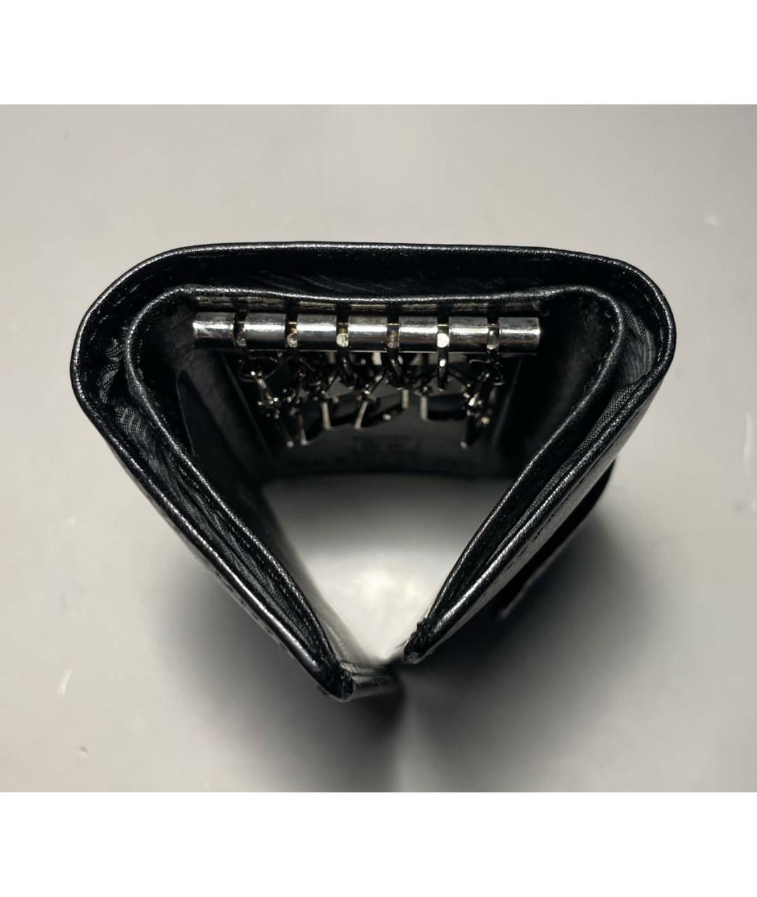 GIVENCHY Черный кожаный кошелек, фото 6