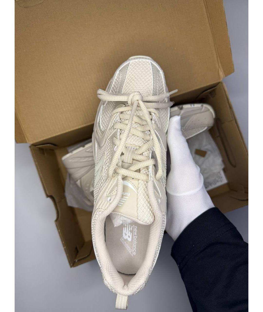NEW BALANCE Белые низкие кроссовки / кеды, фото 5