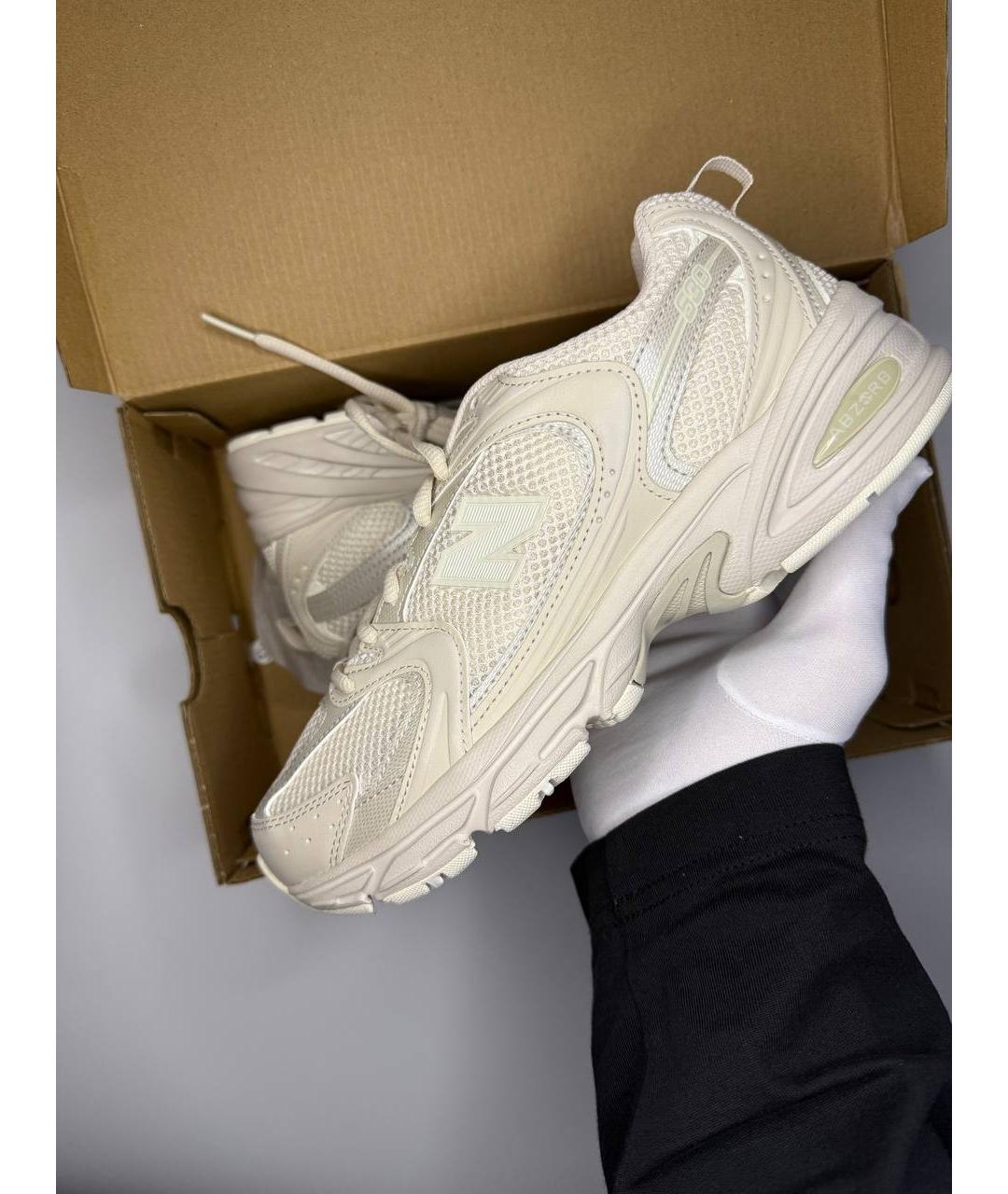 NEW BALANCE Белые низкие кроссовки / кеды, фото 3