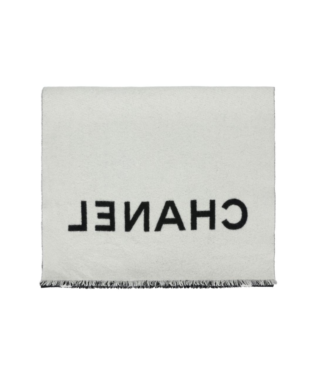 CHANEL Черный шарф, фото 2