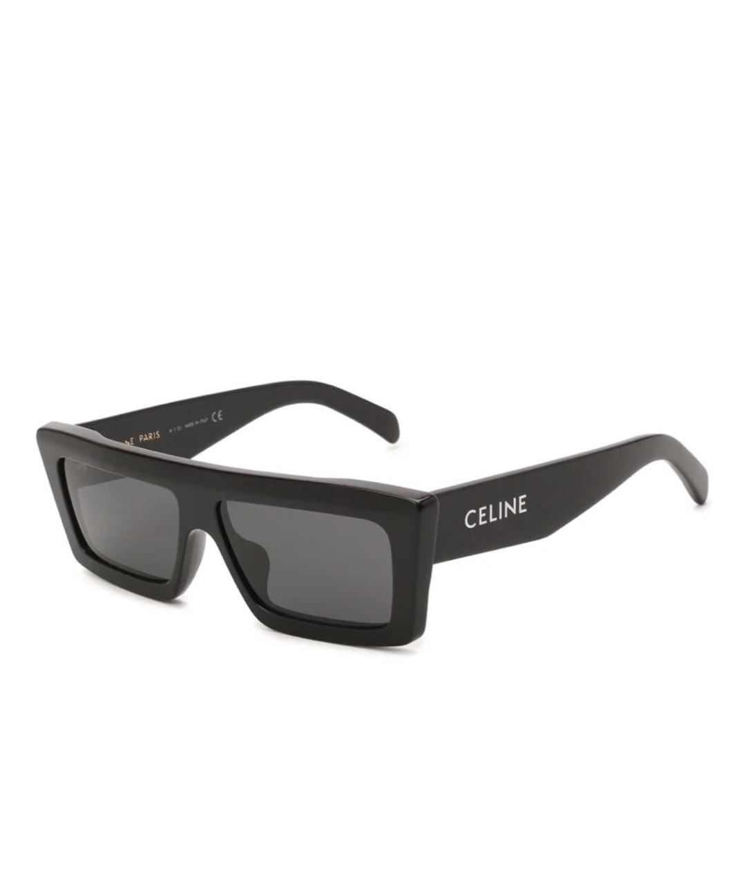 CELINE Черные пластиковые солнцезащитные очки, фото 2