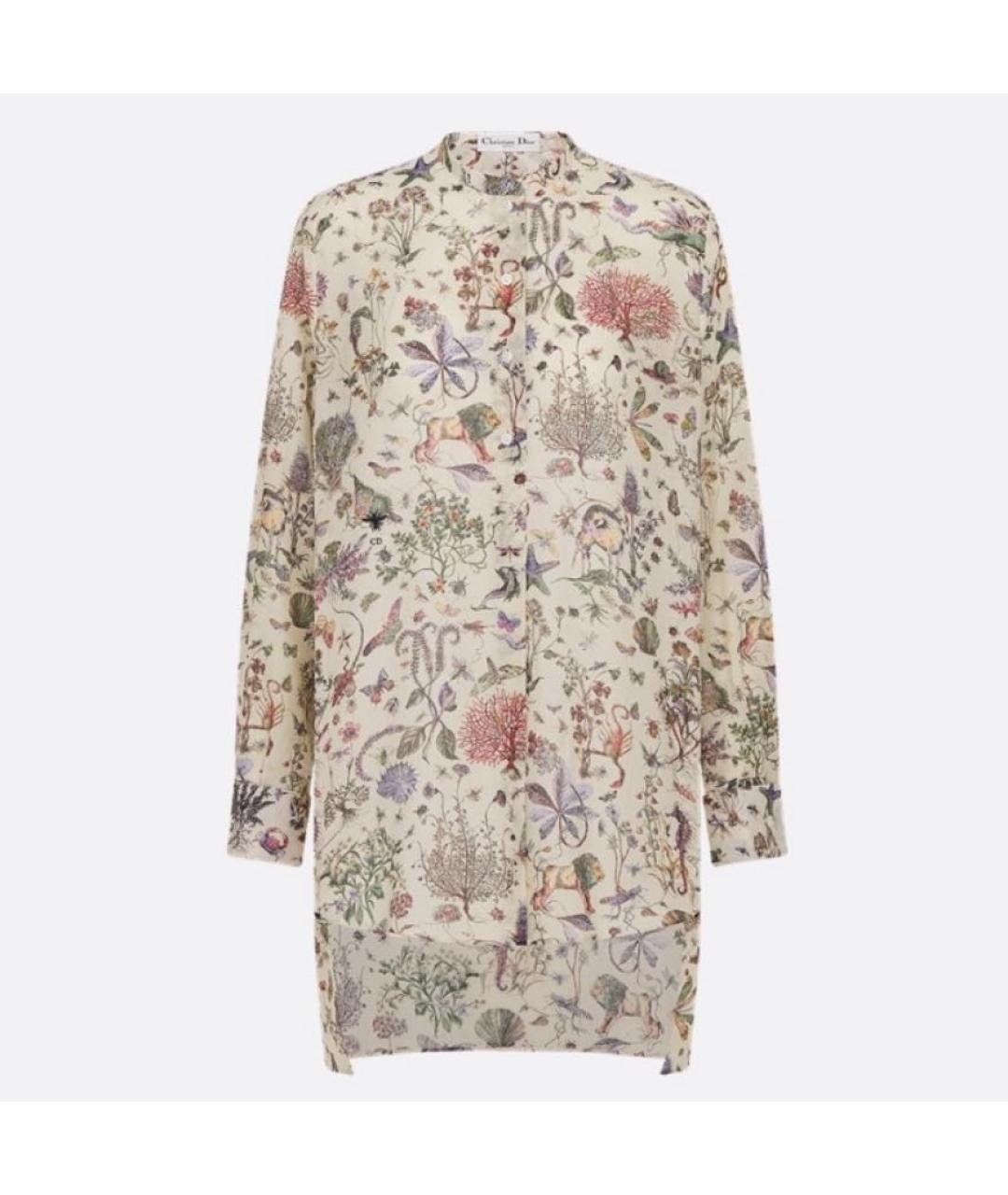 CHRISTIAN DIOR Мульти хлопковая блузы, фото 9