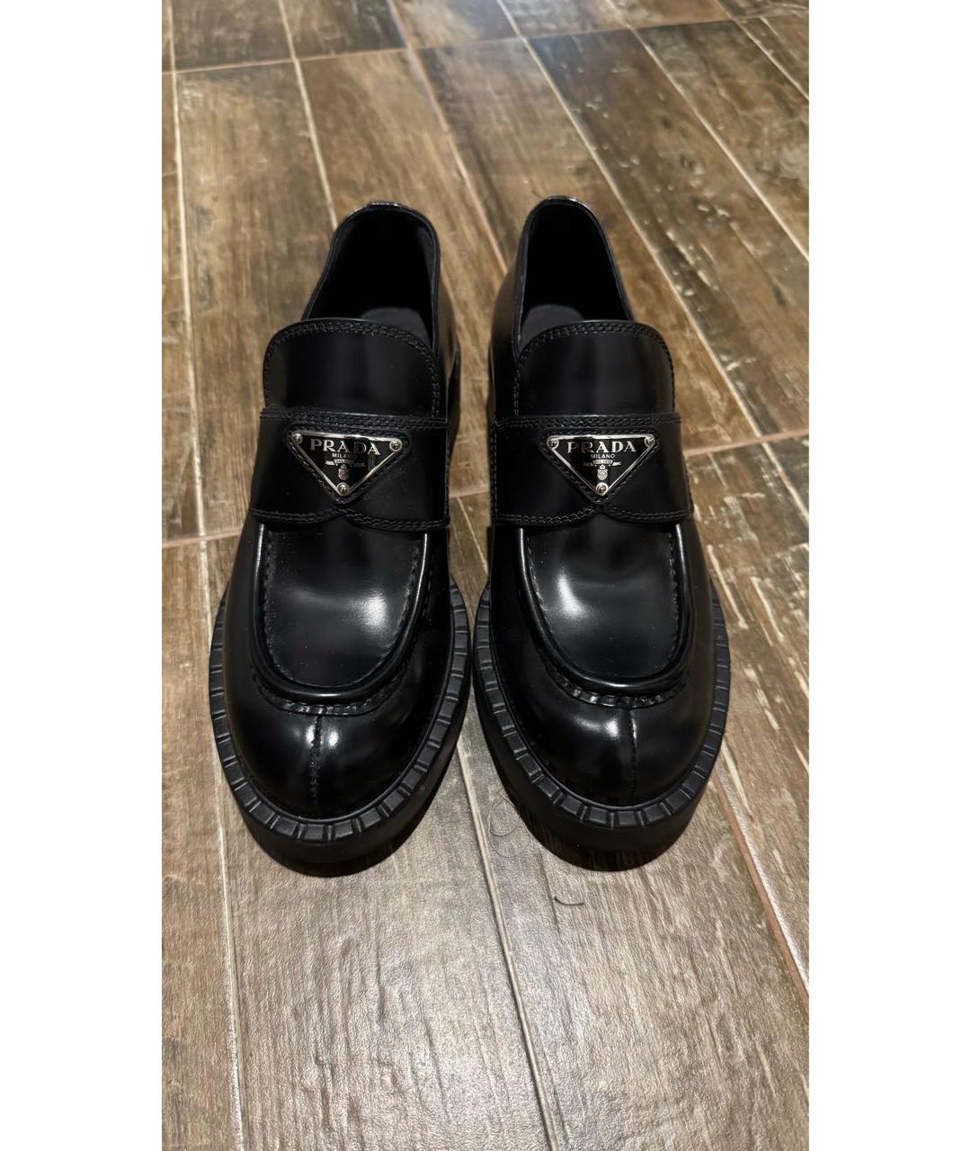 PRADA Черные лоферы, фото 2