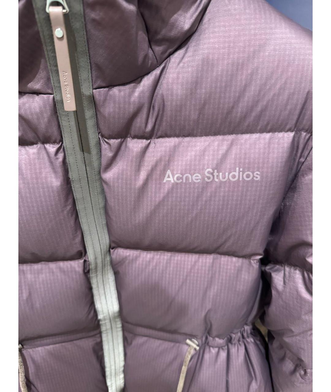ACNE STUDIOS Фиолетовый пуховик, фото 4