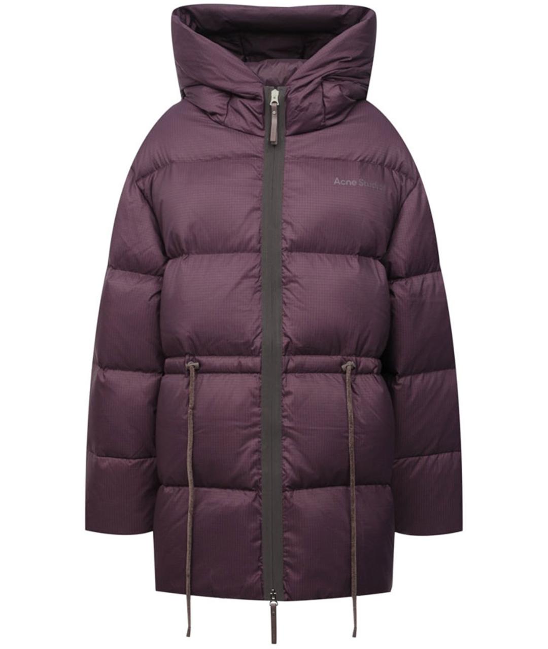 ACNE STUDIOS Фиолетовый пуховик, фото 1