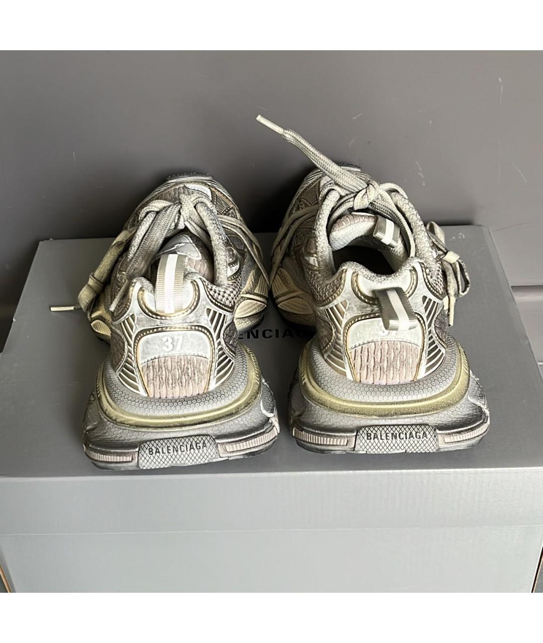 BALENCIAGA Серые кроссовки, фото 8