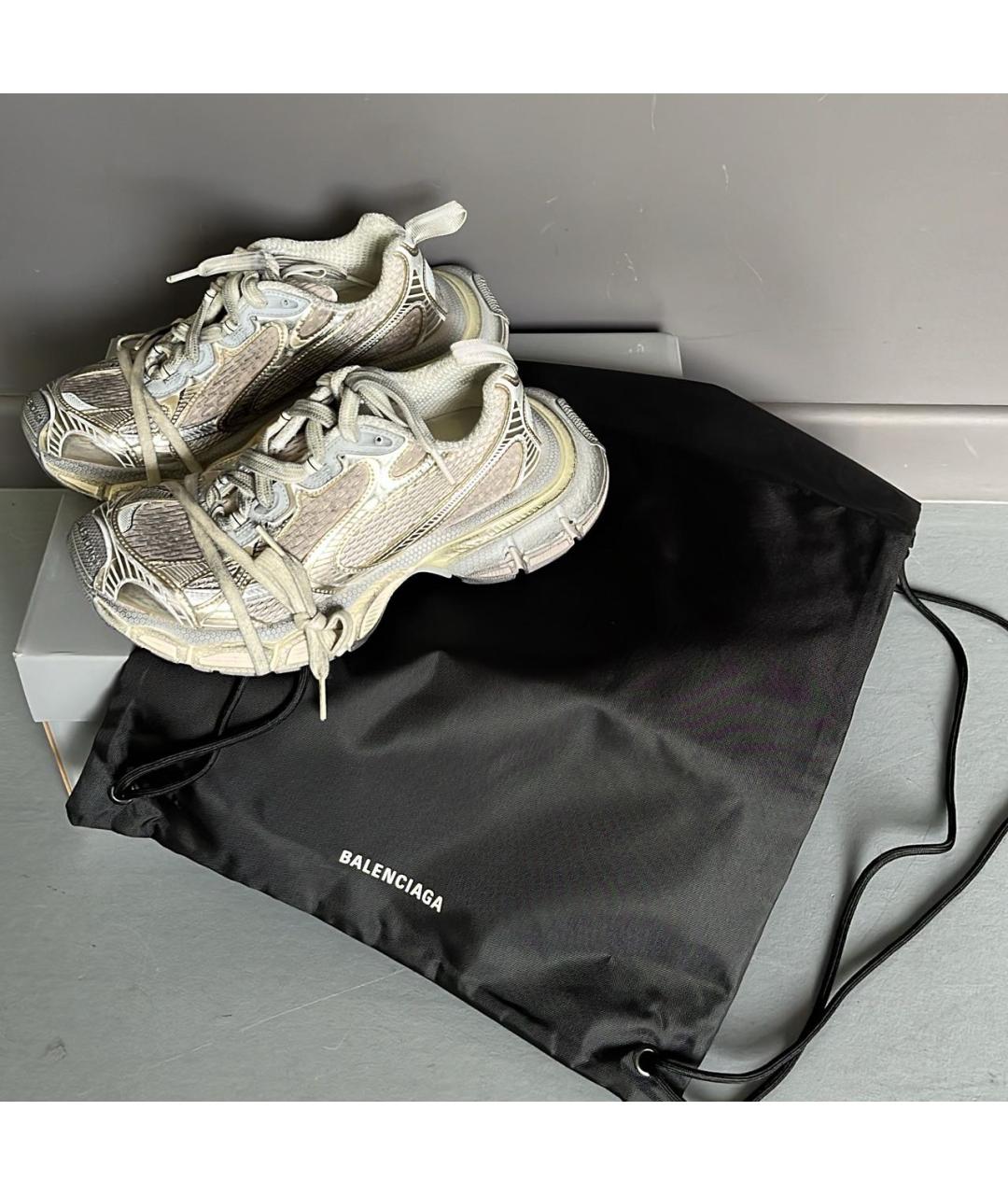 BALENCIAGA Серые кроссовки, фото 7