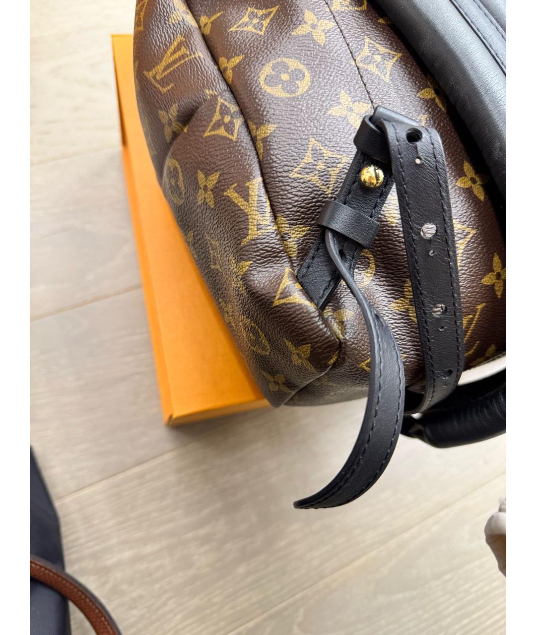 LOUIS VUITTON Коричневый рюкзак, фото 7