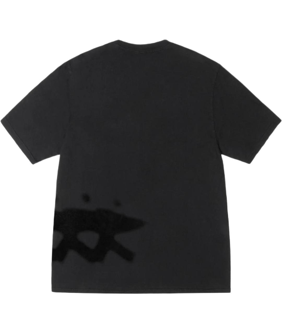 STUSSY Черная футболка, фото 2
