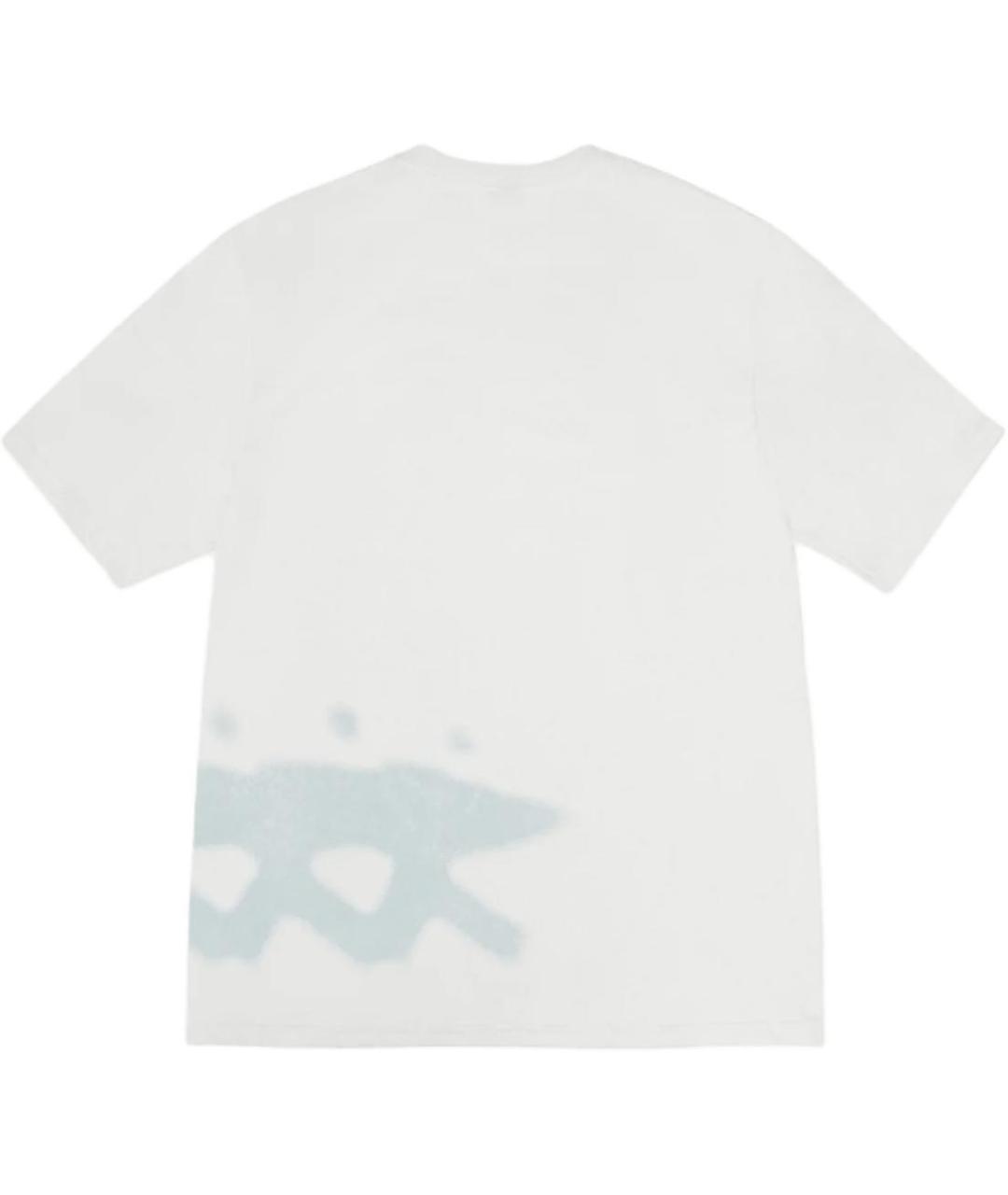 STUSSY Белая футболка, фото 2