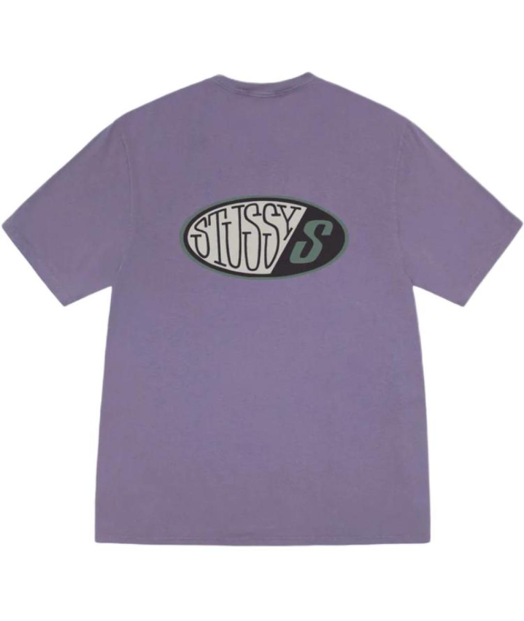 STUSSY Фиолетовая футболка, фото 2