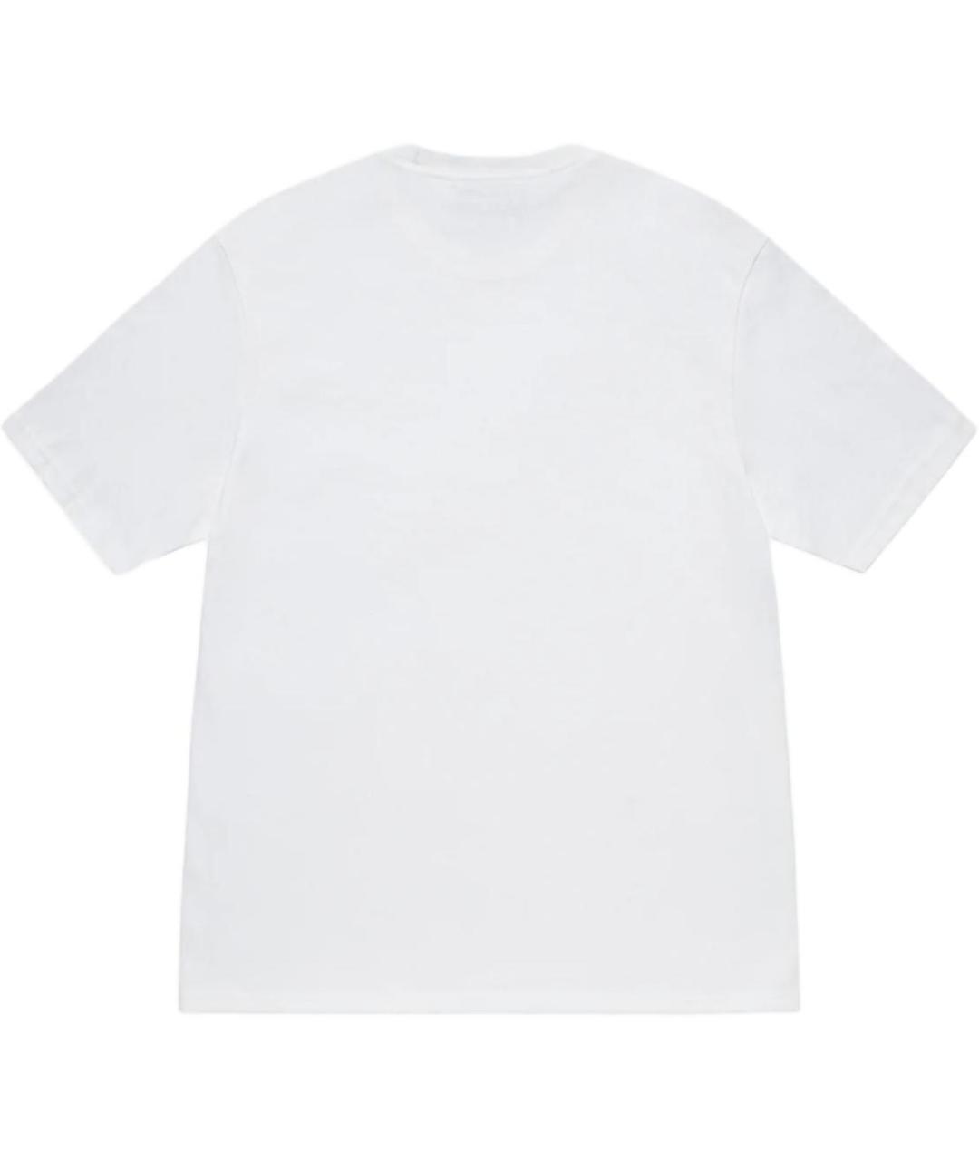 STUSSY Белая хлопковая футболка, фото 2