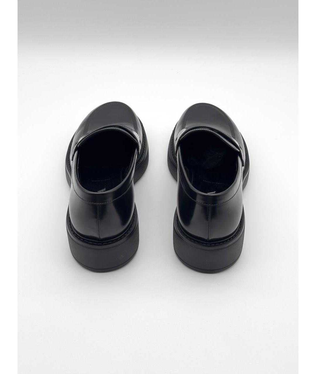 PRADA Черные кожаные лоферы, фото 3