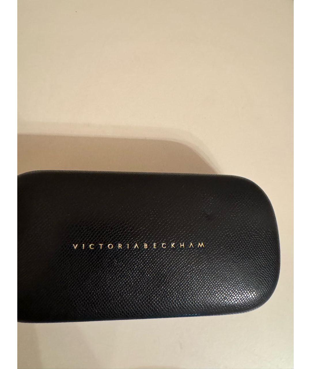 VICTORIA BECKHAM Бирюзовые пластиковые солнцезащитные очки, фото 4