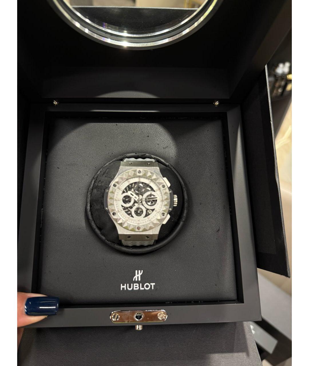 HUBLOT Серые металлические часы, фото 7
