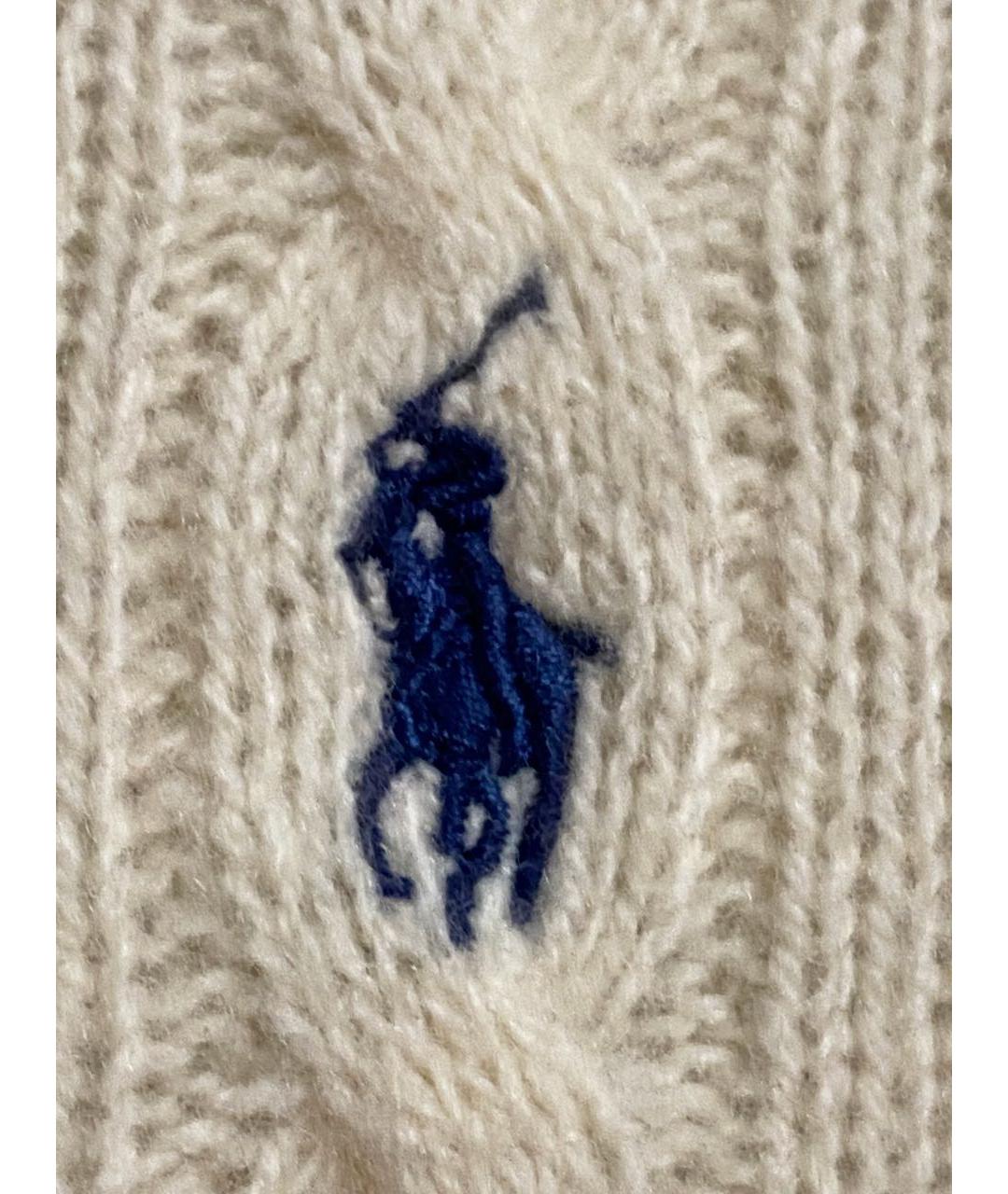 POLO RALPH LAUREN Белый шелковый джемпер / свитер, фото 3