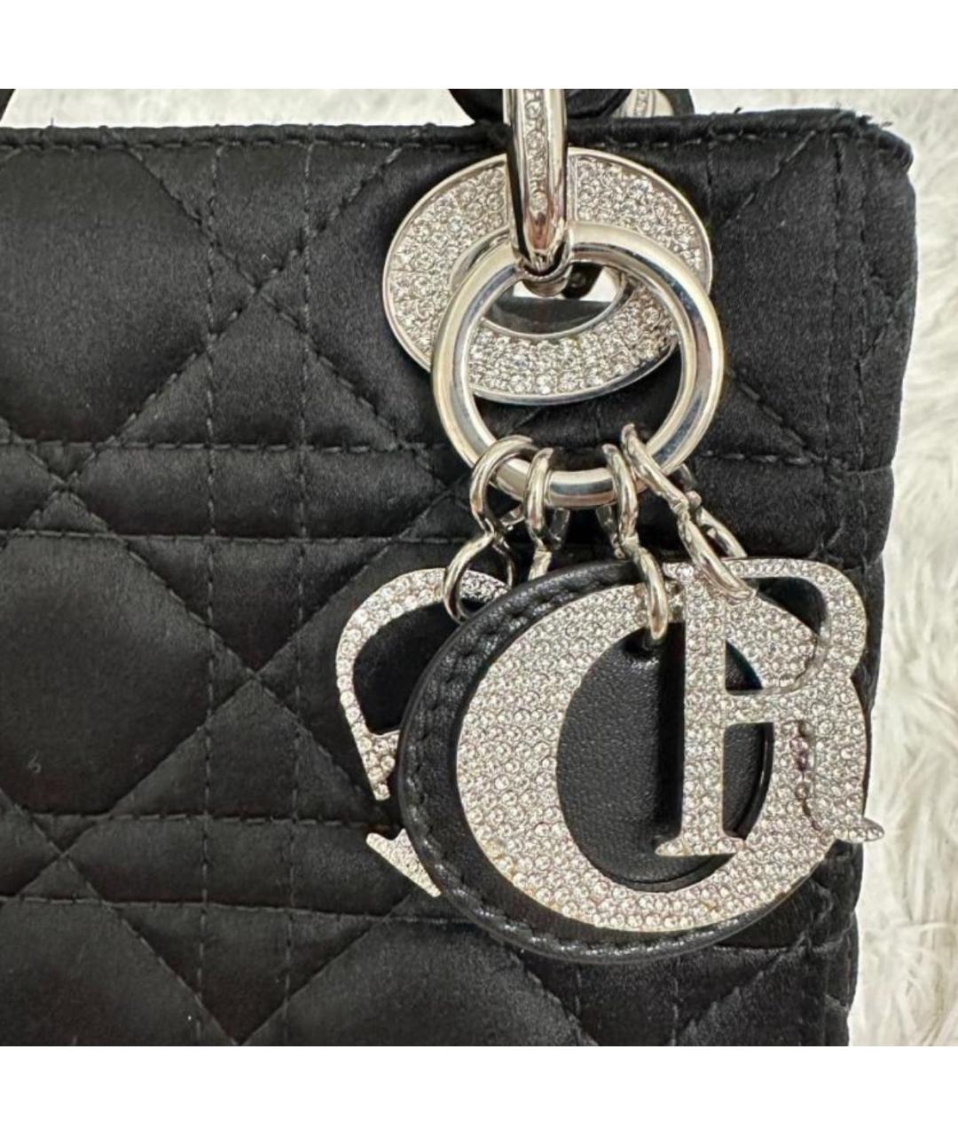 CHRISTIAN DIOR Черная сумка с короткими ручками, фото 8