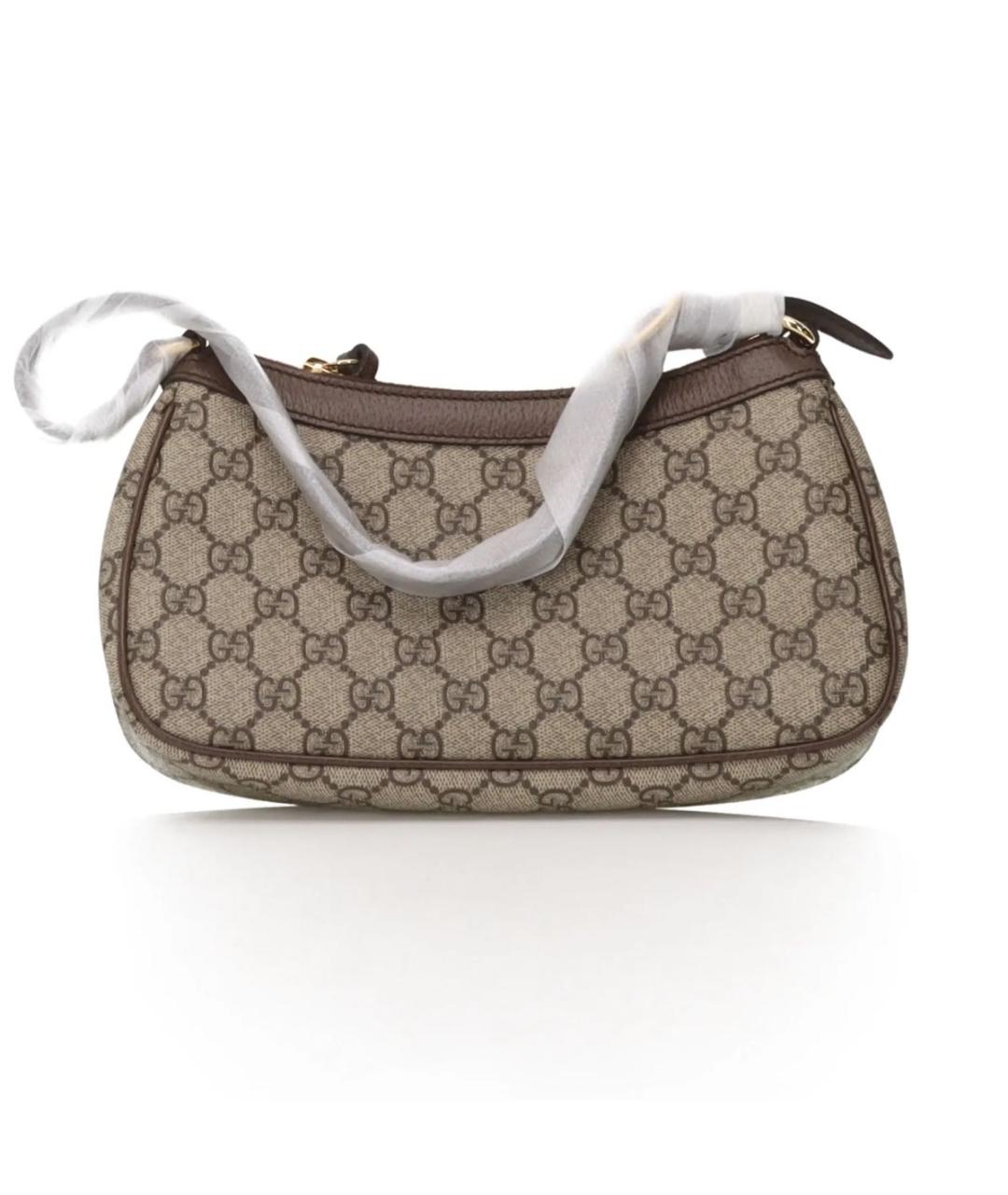 GUCCI Бежевая сумка с короткими ручками, фото 3